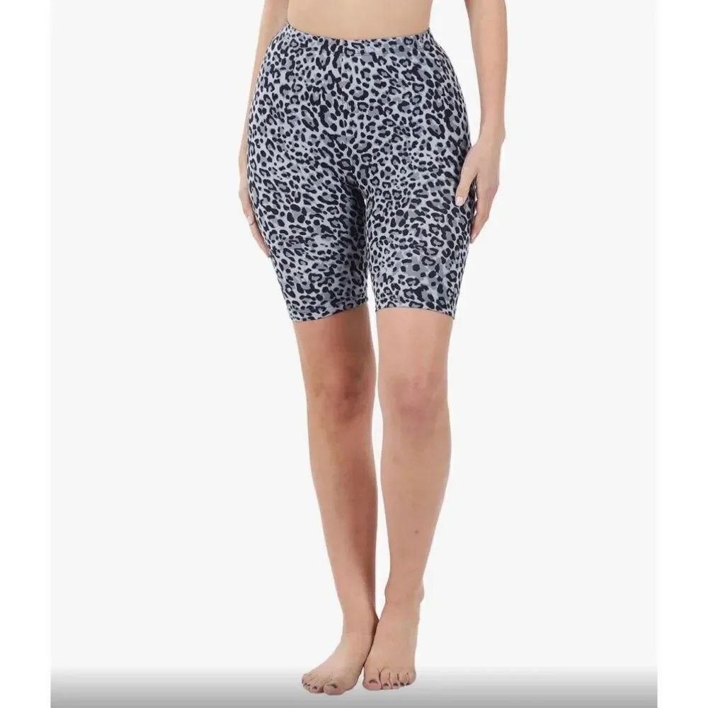 Cheetah Print Biker Shorts